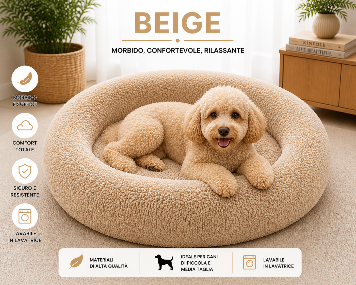 CalmNest™ – Letto Calmante Anti-Ansia per Cani