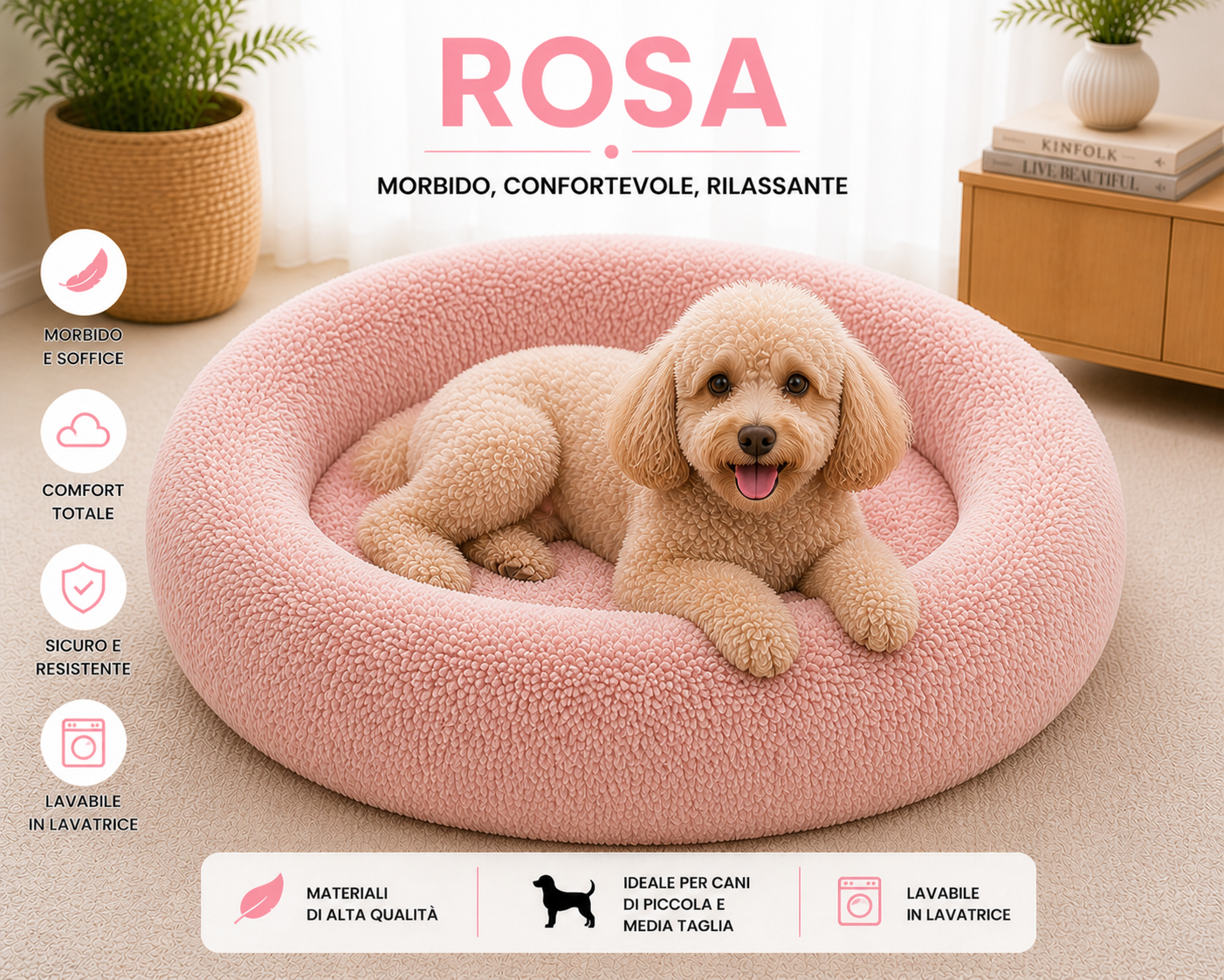 CalmNest™ – Letto Calmante Anti-Ansia per Cani